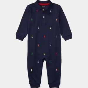 Ralph Lauren Pony Soft Cotton Polo Coverall